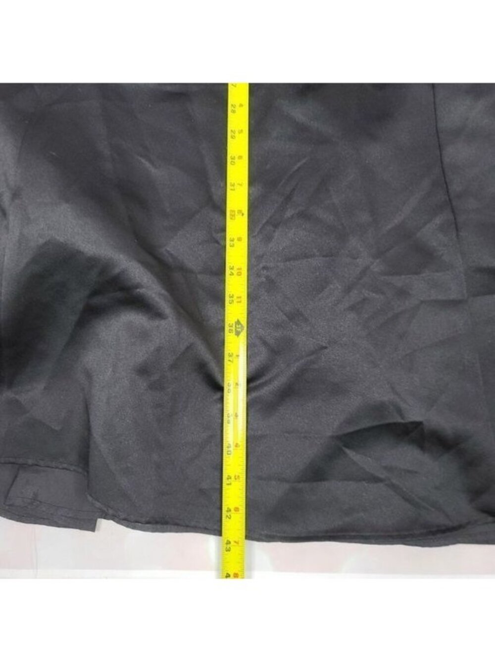 Davids Bridal Black A-Line Bow Accent Formal Dress Size 10 Polyester - Picture 10 of 11
